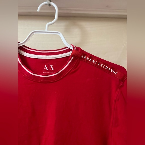 ⚫️ BOGO Armani Exchange men’s T-shirt size small colourful zipper label - Picture 2 of 8